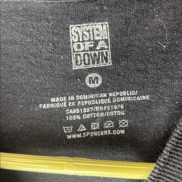 System of a Down Black Graphic T-Shirt Size Medium - Picture 2 of 3
